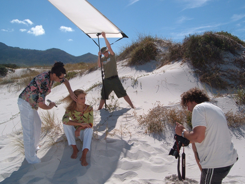 Fashion shoot at Noordhoek Beach